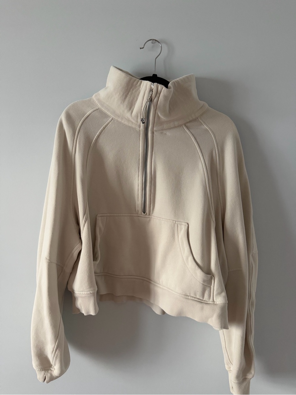 lululemon athletica Cream Half-Zip Pullover